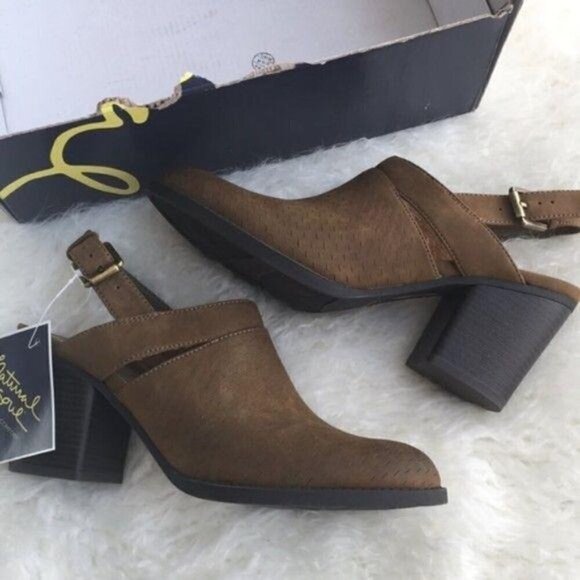 New Natural Soul Tally Olive Ankle Strap Shoes Size 8.5 M - Picture 7 of 7